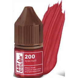 200.Краситель жирораств. гелевый Красный. Art Color 