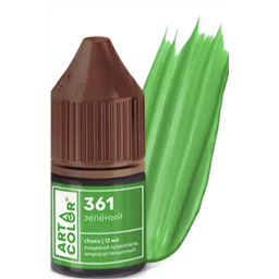 361.Краситель жирораств. гелевый Зелёный. Art Color 