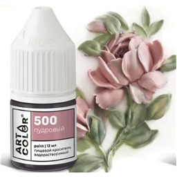 500.Краситель водораств. гелевый пищевой Пудровый, 12 мл, Art Color