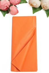 Бумага тишью 50*66 см (10 листов), оранжевый №123