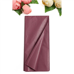 Бумага тишью 50*66 см (10 листов), бордовый №216