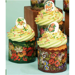 Форма для кулича Жостово, 90*90 см