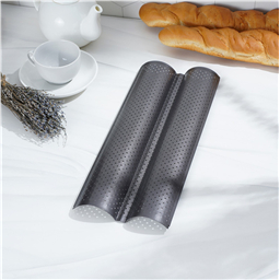 Форма для выпечки Доляна «Хлеб. Багет», 38×16.5×2.5 см, перфорированная, антипригарное покрытие