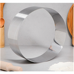 Форма для выпечки и сборки Круг. Высота 8 см, диаметр 24 см