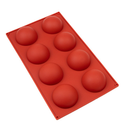 Форма Полусфера 8 ячеек, 5,7 см (для шоколада и изомальта)