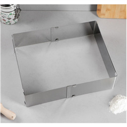 Форма раздвижная Прямоугольная, H-8,5 см, 18х32-26х50 см