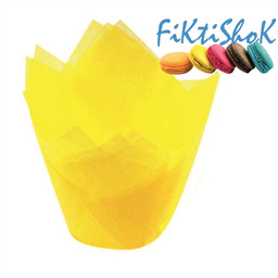 Капсула Тюльпан Желтый, двухсторонняя, 50х80 мм