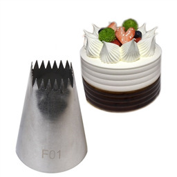 Кондитерская насадка Квадратная открытая звезда F01