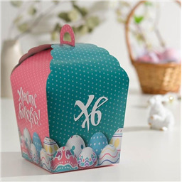 Коробка для кулича ХВ. Размер  17*17*26 см. 