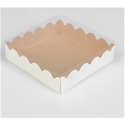 Коробка для печенья,12х12х3 см