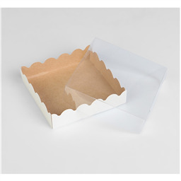 Коробка для печенья,12х12х3 см