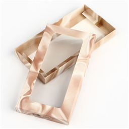 Коробка для шоколада «Шёлк», с окном, 16.4х8.4х1.7 см