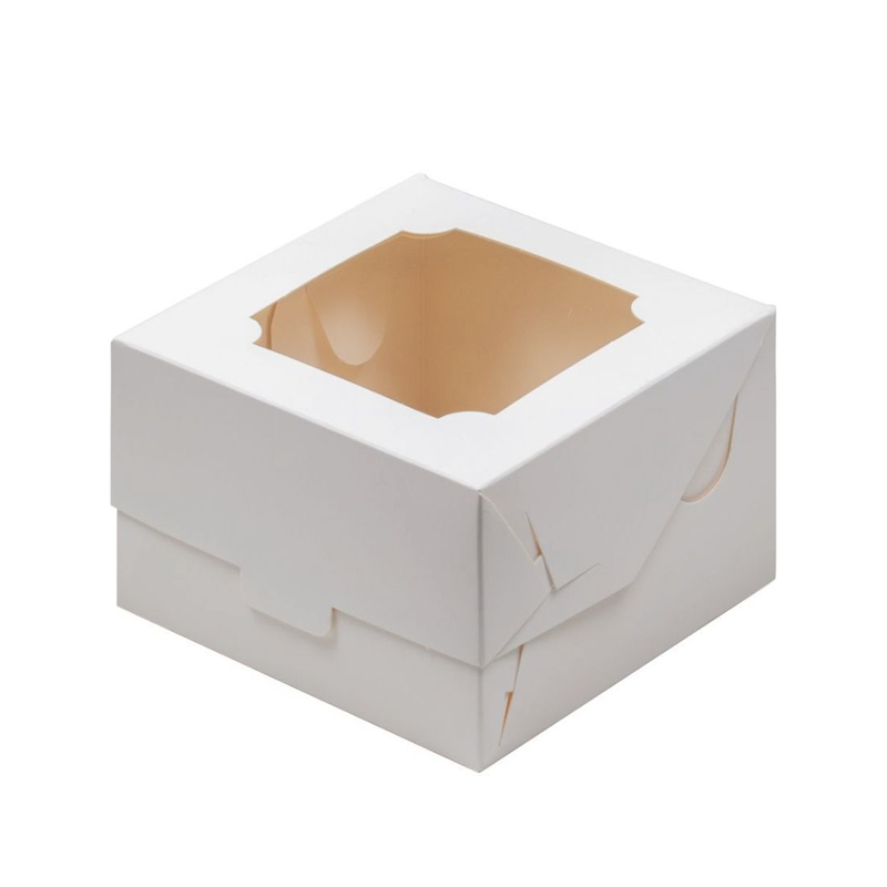 Коробка под Бенто, 16х16х8 см, мелованная картон