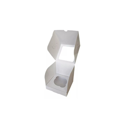 Коробка под 1 капкейк с окном, 