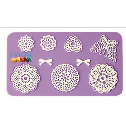 Коврик для гибких кружев (айсинга) Кружево, 19х12 см