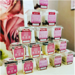 Креманка с крышкой и вилкой, 200 мл