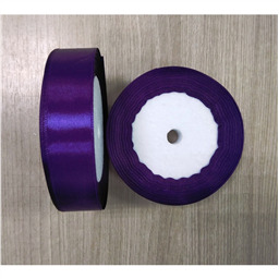 Лента атласная Фиолетовая (10), ширина 2 см, 25 ярдов (22,86 м)