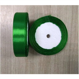 Лента атласная Зеленая (17), ширина 2 см, 25 ярдов (22,86 м)