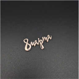 Мини-топпер  Надпись 8 марта 1, розовый акрил