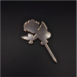 Мини - топпер Ангелочек, светло-розовый , 5 см