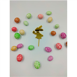 Мини - топпер Зайка с яичком, 5 см