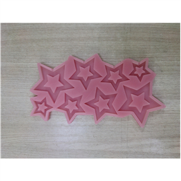 Молд Звёзды сквозные, размер:3,4,5,6 см