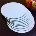 ОПТ от 25 шт! Подложка круглая белая ЛХДФ, 26 см, толщина 3 мм