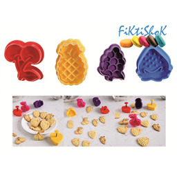 Плунжеры Фрукты-Ягоды, набор 4 шт