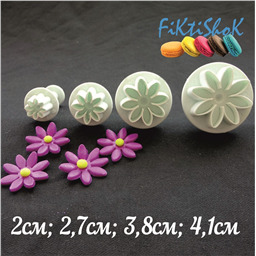 Плунжеры Ромашки, набор 4 шт