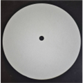 Подложка круглая белая ЛХДФ, 30 см с отверстием, толщина 3 мм