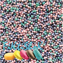 Посыпка Шарики Микс гол/лил/роз/зел/бел, 2 мм, 100 гр