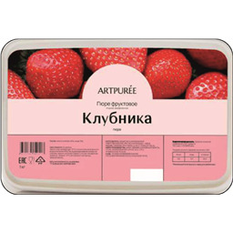 Пюре Клубника, Аrtpuree, 1 кг