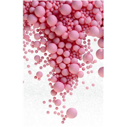 Рисовые шарики Жемчуг Розовый, матовые 80 г