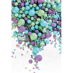 Рисовые шарики Жемчуг Сир/зел/гол, матовые, 80 г