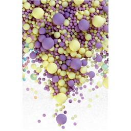 Рисовые шарики Жемчуг Сир/Жел, матовые, 80 г