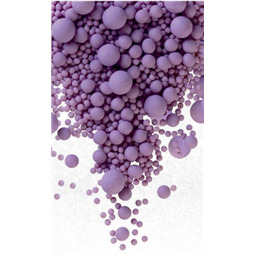 Рисовые шарики Жемчуг Сиреневый, матовые, 80 г