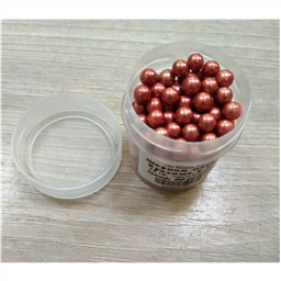 Шарики сахарные металлизированные Красные 5 мм, 20 г