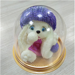 Шоколадная фигурка из бельгийского шоколада с итальянской глазурью Зайка Ми, размер 8х8 см