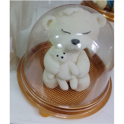 Шоколадная фигурка из бельгийского шоколада с итальянской глазурью Мишка с мишкой