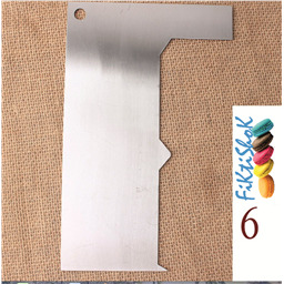 Шпатель 6, двойной металлический