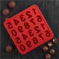 Силиконовый молд Цифры для шоколада