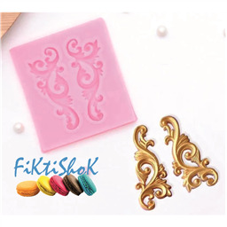 Силиконовый молд Вензеля малые, 5,2х6 см