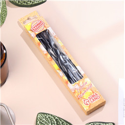 Свечи для торта Серпантин 6 шт, черные, 15,5 см