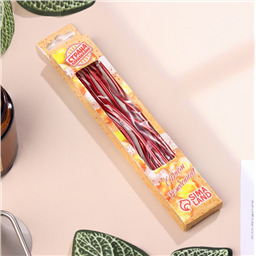 Свечи для торта Серпантин 6 шт, рубиновые, 15,5 см