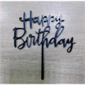 Топпер  Happy Birthday , чёрный, арт.2