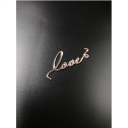 Топпер  мини Love 3,розовый, 6,7 см, арт.48