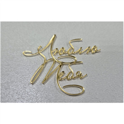 Топпер мини Люблю тебя, 6х5 см