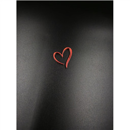 Топпер  мини Сердце,3 см, красный,арт.52