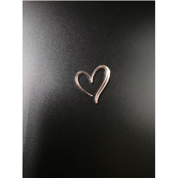 Топпер  мини Сердце,3 см, розовый,арт.53