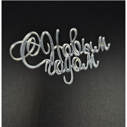 Топпер С Новым Годом 3,серебро, 10 см, зерк.акрил